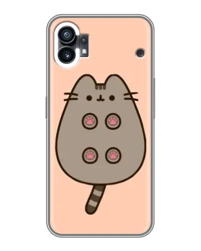 Чехол для Nothing Phone 1 с картинкой «Пушин пузиком кверху» Чехол для Nothing Phone 1 с картинкой «Пушин пузиком кверху»