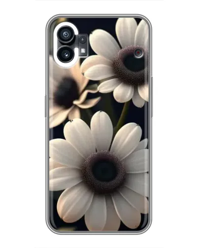 Чехол для Nothing Phone 1 с картинкой «Белые маргаритки макро» Чехол для Nothing Phone 1 с картинкой «Белые маргаритки макро»
