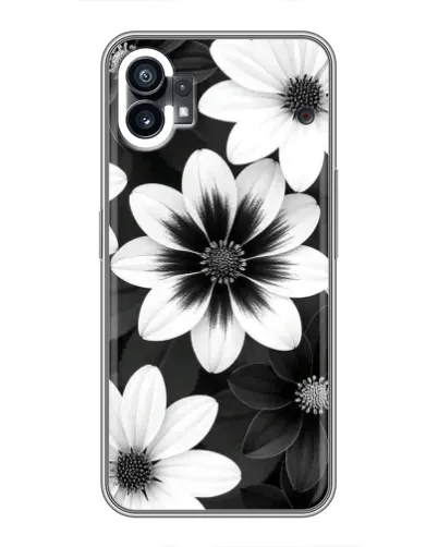 Чехол для Nothing Phone 1 с картинкой «Монохромные астры» Чехол для Nothing Phone 1 с картинкой «Монохромные астры»