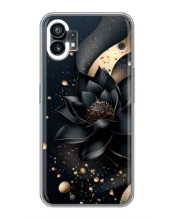 Чехол для Nothing Phone 1 с картинкой «Черный лотос»