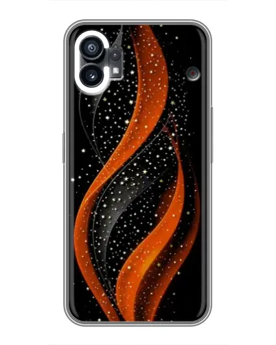 Чехол для Nothing Phone 1 с картинкой «Огненная звездная волна»