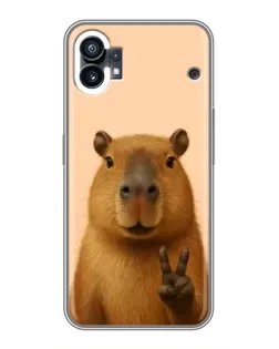 Чохол для Nothing Phone 1 з картинкою «Капібара вікторія» Чохол для Nothing Phone 1 з картинкою «Капібара вікторія»