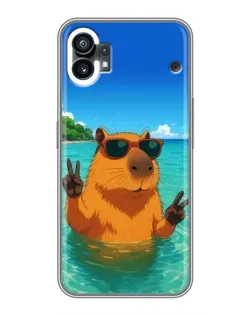 Чохол для Nothing Phone 1 з картинкою «Морська капібара» Чохол для Nothing Phone 1 з картинкою «Морська капібара»