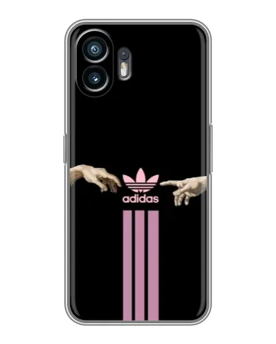 Чехол для Nothing Phone 2 с картинкой «Adidas Hands» Чехол для Nothing Phone 2 с картинкой «Adidas Hands»