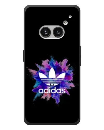 Чехол для Nothing Phone (2a) Plus с картинкой «Взрыв красок Adidas»