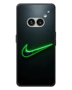 Чехол для Nothing Phone (2a) Plus с картинкой «Неоновый контур Nike»