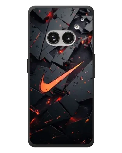 Чехол для Nothing Phone (2a) Plus с картинкой «Nike — эффект разломов»