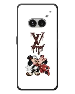 Чехол для Nothing Phone (2a) Plus с картинкой «LV и Микки Маус»