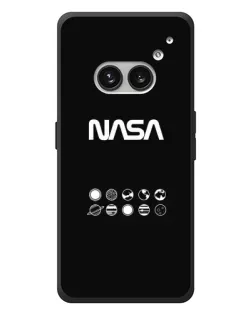 Чехол для Nothing Phone (2a) Plus с картинкой «NASA — технический принт» Чехол для Nothing Phone (2a) Plus с картинкой «NASA — технический принт»