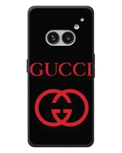Чехол для Nothing Phone (2a) Plus с картинкой «Gucci — красный логотип» Чехол для Nothing Phone (2a) Plus с картинкой «Gucci — красный логотип»