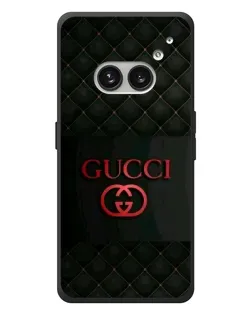 Чехол для Nothing Phone (2a) Plus с картинкой «Gucci — стеганый черный» Чехол для Nothing Phone (2a) Plus с картинкой «Gucci — стеганый черный»