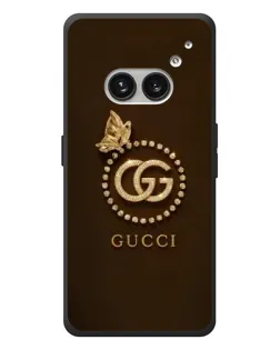 Чехол для Nothing Phone (2a) Plus с картинкой «Gucci — золотая бабочка» Чехол для Nothing Phone (2a) Plus с картинкой «Gucci — золотая бабочка»