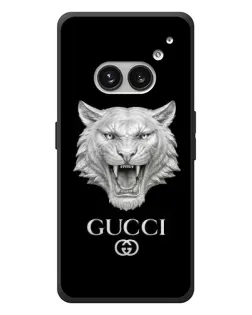 Чехол для Nothing Phone (2a) Plus с картинкой «Gucci — серебряный лев» Чехол для Nothing Phone (2a) Plus с картинкой «Gucci — серебряный лев»