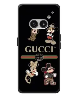 Чехол для Nothing Phone (2a) Plus с картинкой «Gucci — герои Disney и монограмма» Чехол для Nothing Phone (2a) Plus с картинкой «Gucci — герои Disney и монограмма»