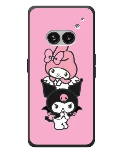 Чехол для Nothing Phone (2a) Plus с картинкой «My Melody и Kuromi» Чехол для Nothing Phone (2a) Plus с картинкой «My Melody и Kuromi»