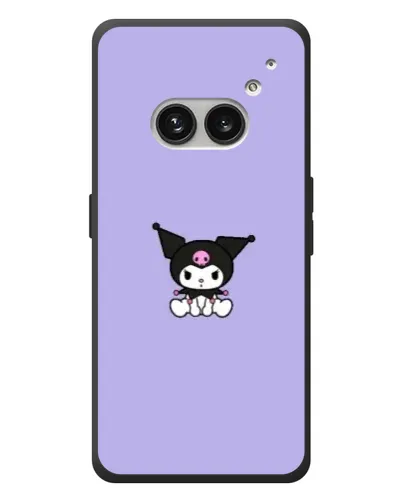 Чехол для Nothing Phone (2a) Plus с картинкой «Kuromi — фиолетовый минимализм»