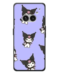 Чехол для Nothing Phone (2a) Plus с картинкой «Паттерн с Kuromi» Чехол для Nothing Phone (2a) Plus с картинкой «Паттерн с Kuromi»