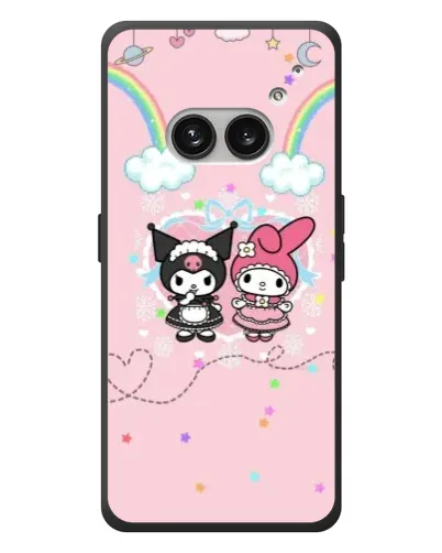 Чехол для Nothing Phone (2a) Plus с картинкой «My Melody и Kuromi»