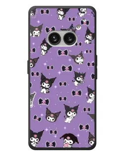 Чехол для Nothing Phone (2a) Plus с картинкой «Kuromi — паттерн» Чехол для Nothing Phone (2a) Plus с картинкой «Kuromi — паттерн»