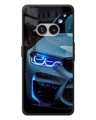 Чехол для Nothing Phone (2a) Plus с картинкой «Взгляд BMW с синими фарами» Чехол для Nothing Phone (2a) Plus с картинкой «Взгляд BMW с синими фарами»