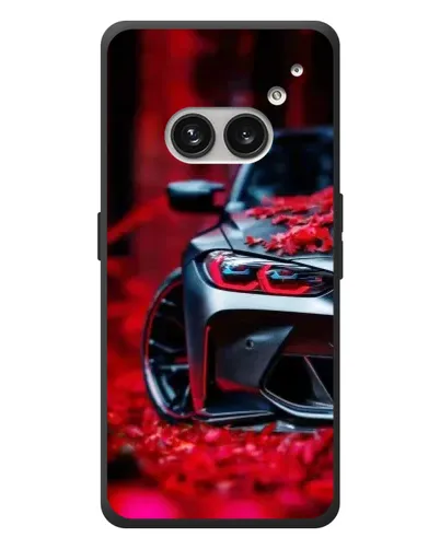 Чехол для Nothing Phone (2a) Plus с картинкой «Спортивная BMW и цветы» Чехол для Nothing Phone (2a) Plus с картинкой «Спортивная BMW и цветы»