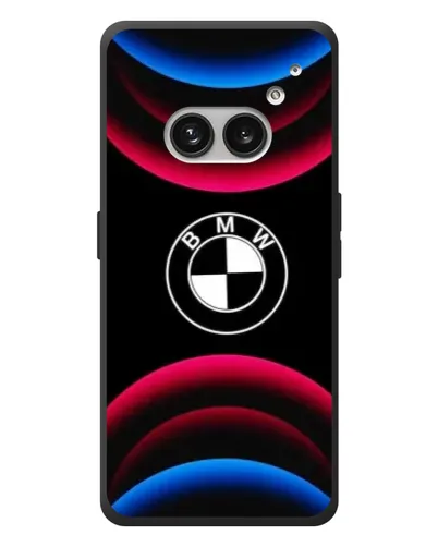 Чехол для Nothing Phone (2a) Plus с картинкой «Логотип BMW и неоновые дуги» Чехол для Nothing Phone (2a) Plus с картинкой «Логотип BMW и неоновые дуги»