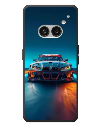 Чехол для Nothing Phone (2a) Plus с картинкой «BMW — огни неона» Чехол для Nothing Phone (2a) Plus с картинкой «BMW — огни неона»