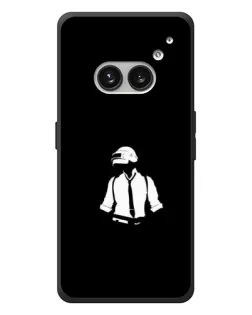 Чехол для Nothing Phone (2a) Plus с картинкой «PUBG — белый шлем»