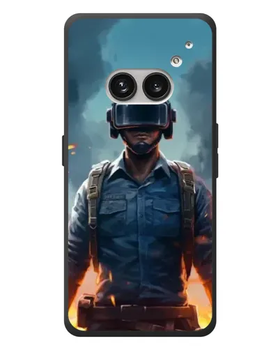 Чехол для Nothing Phone (2a) Plus с картинкой «PUBG — реалистичный герой»