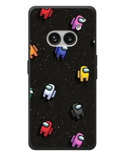 Чехол для Nothing Phone (2a) Plus с картинкой «Космический паттерн Among Us»