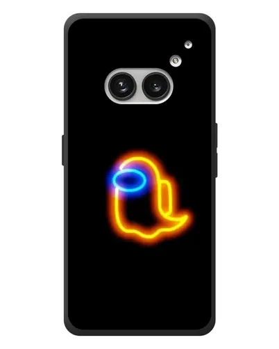 Чехол для Nothing Phone (2a) Plus с картинкой «Among Us неоновое сияние»