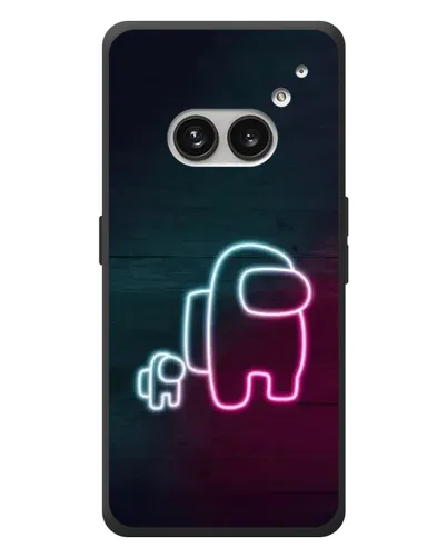 Чехол для Nothing Phone (2a) Plus с картинкой «Among Us неон-арт»