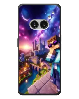 Чехол для Nothing Phone (2a) Plus с картинкой «Стив и космос»