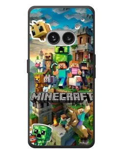 Чехол для Nothing Phone (2a) Plus с картинкой «Замок Minecraft»