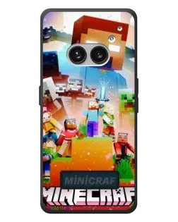 Чехол для Nothing Phone (2a) Plus с картинкой «Minecraft герои игры»