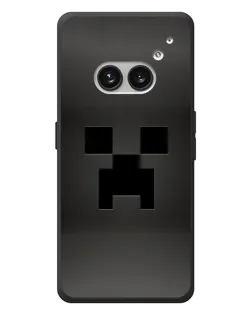 Чехол для Nothing Phone (2a) Plus с картинкой «Черный крипер градиент» Чехол для Nothing Phone (2a) Plus с картинкой «Черный крипер градиент»