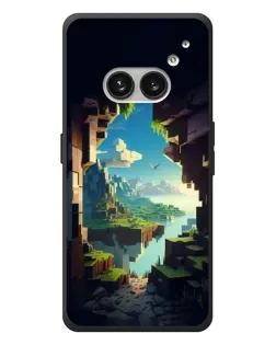 Чехол для Nothing Phone (2a) Plus с картинкой «Вид из пещеры» Чехол для Nothing Phone (2a) Plus с картинкой «Вид из пещеры»