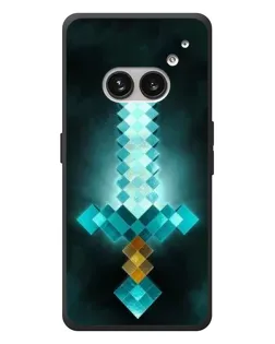 Чехол для Nothing Phone (2a) Plus с картинкой «Алмазный меч неон» Чехол для Nothing Phone (2a) Plus с картинкой «Алмазный меч неон»
