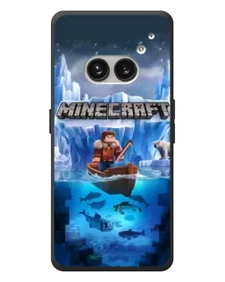 Чехол для Nothing Phone (2a) Plus с картинкой «Minecraft ледяной мир» Чехол для Nothing Phone (2a) Plus с картинкой «Minecraft ледяной мир»