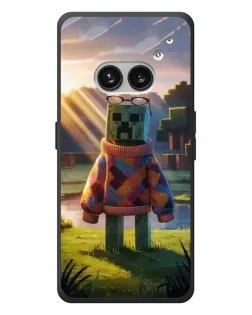 Чехол для Nothing Phone (2a) Plus с картинкой «Крипер в свитере» Чехол для Nothing Phone (2a) Plus с картинкой «Крипер в свитере»