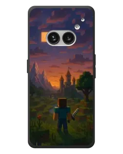 Чехол для Nothing Phone (2a) Plus с картинкой «Стив у башни» Чехол для Nothing Phone (2a) Plus с картинкой «Стив у башни»
