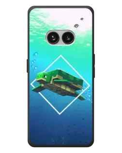 Чехол для Nothing Phone (2a) Plus с картинкой «Черепаха Minecraft» Чехол для Nothing Phone (2a) Plus с картинкой «Черепаха Minecraft»