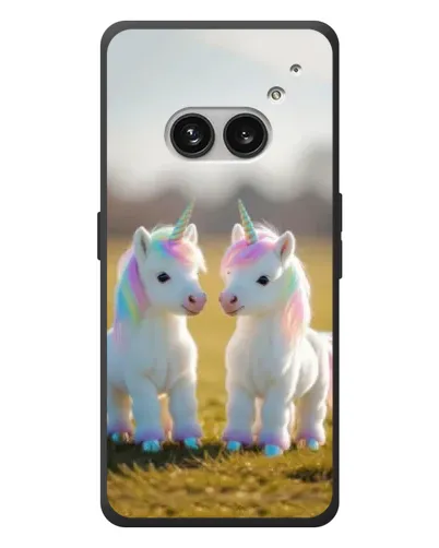 Чехол для Nothing Phone (2a) Plus с картинкой «Пара единорогов» Чехол для Nothing Phone (2a) Plus с картинкой «Пара единорогов»