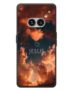 Чехол для Nothing Phone (2a) Plus с картинкой «Сияние Имени Jesus»