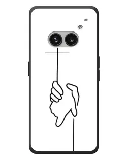 Чехол для Nothing Phone (2a) Plus с картинкой «Рука держит»