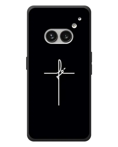 Чехол для Nothing Phone (2a) Plus с картинкой «Тонкий крест» Чехол для Nothing Phone (2a) Plus с картинкой «Тонкий крест»