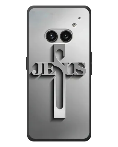 Чехол для Nothing Phone (2a) Plus с картинкой «Металлический крест Jesus» Чехол для Nothing Phone (2a) Plus с картинкой «Металлический крест Jesus»