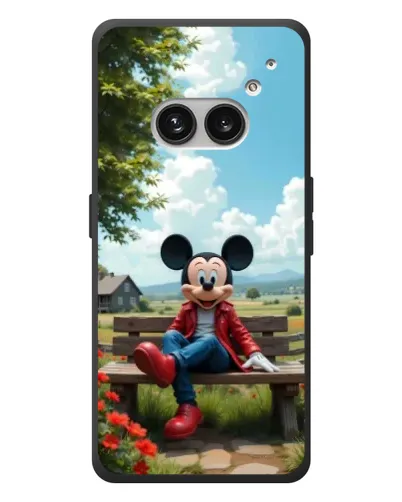 Чехол для Nothing Phone (2a) Plus с картинкой «Микки на скамейке» Чехол для Nothing Phone (2a) Plus с картинкой «Микки на скамейке»