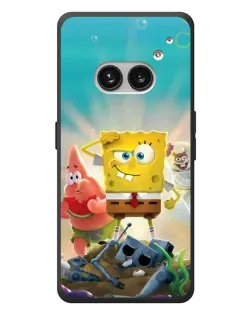 Чехол для Nothing Phone (2a) Plus с картинкой «Спанч Боб победитель»