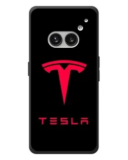 Чохол для Nothing Phone (2a) Plus з картинкою «Tesla Red Logo» Чохол для Nothing Phone (2a) Plus з картинкою «Tesla Red Logo»